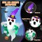 Costway 3.6' Halloween Inflatable Ghost Indoor Outdoor Blow Up Flying Halloween Decor